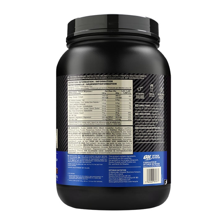 Gold Standard 100% Casein Powder Chocolate 924g