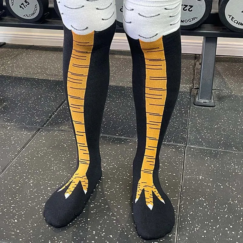 Chicken Leg Socks: "Spice Up Your Workout"