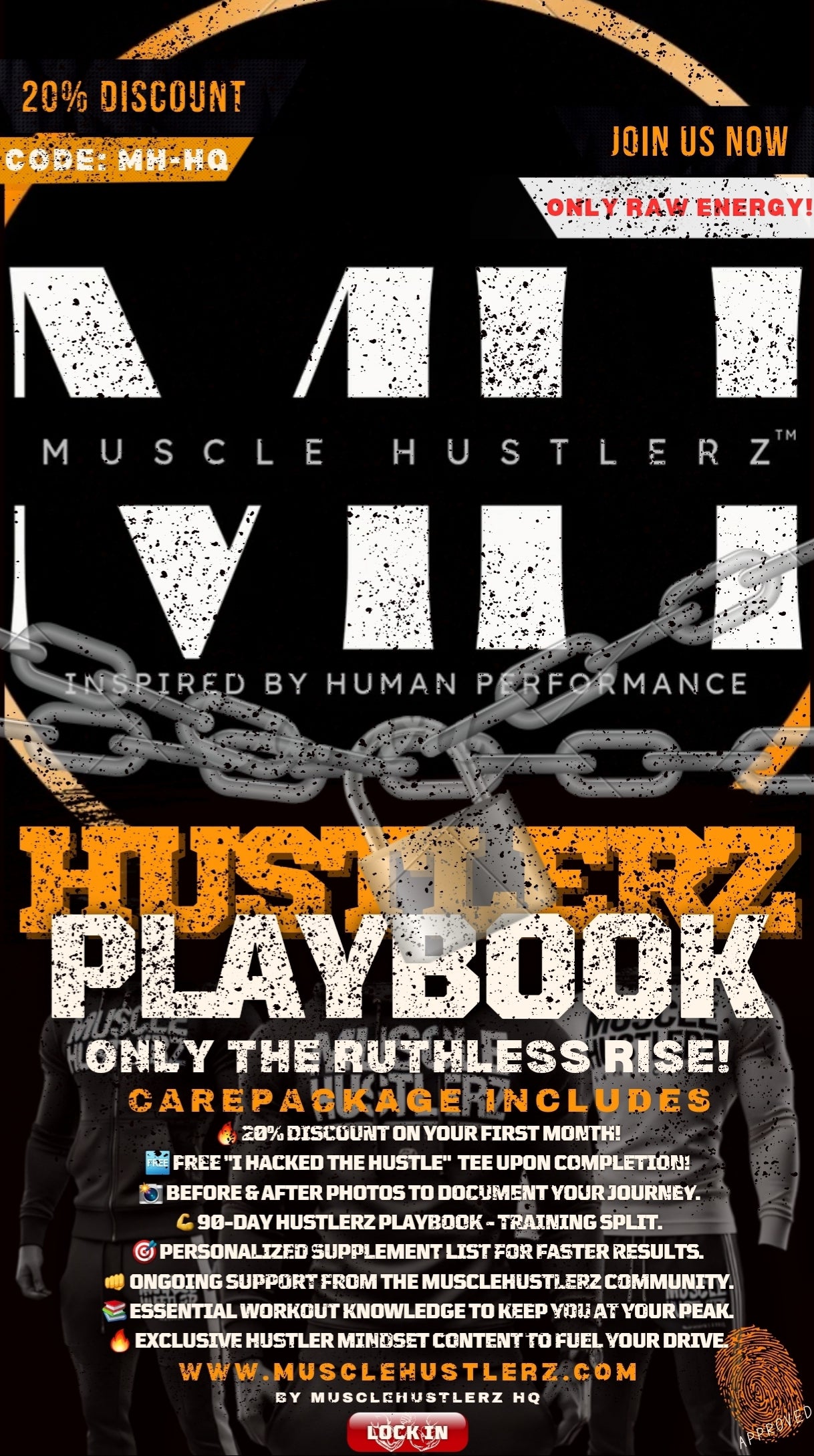 Hustlerz PlayBook - Only The Ruthless Rise! - BAG IT NOW.