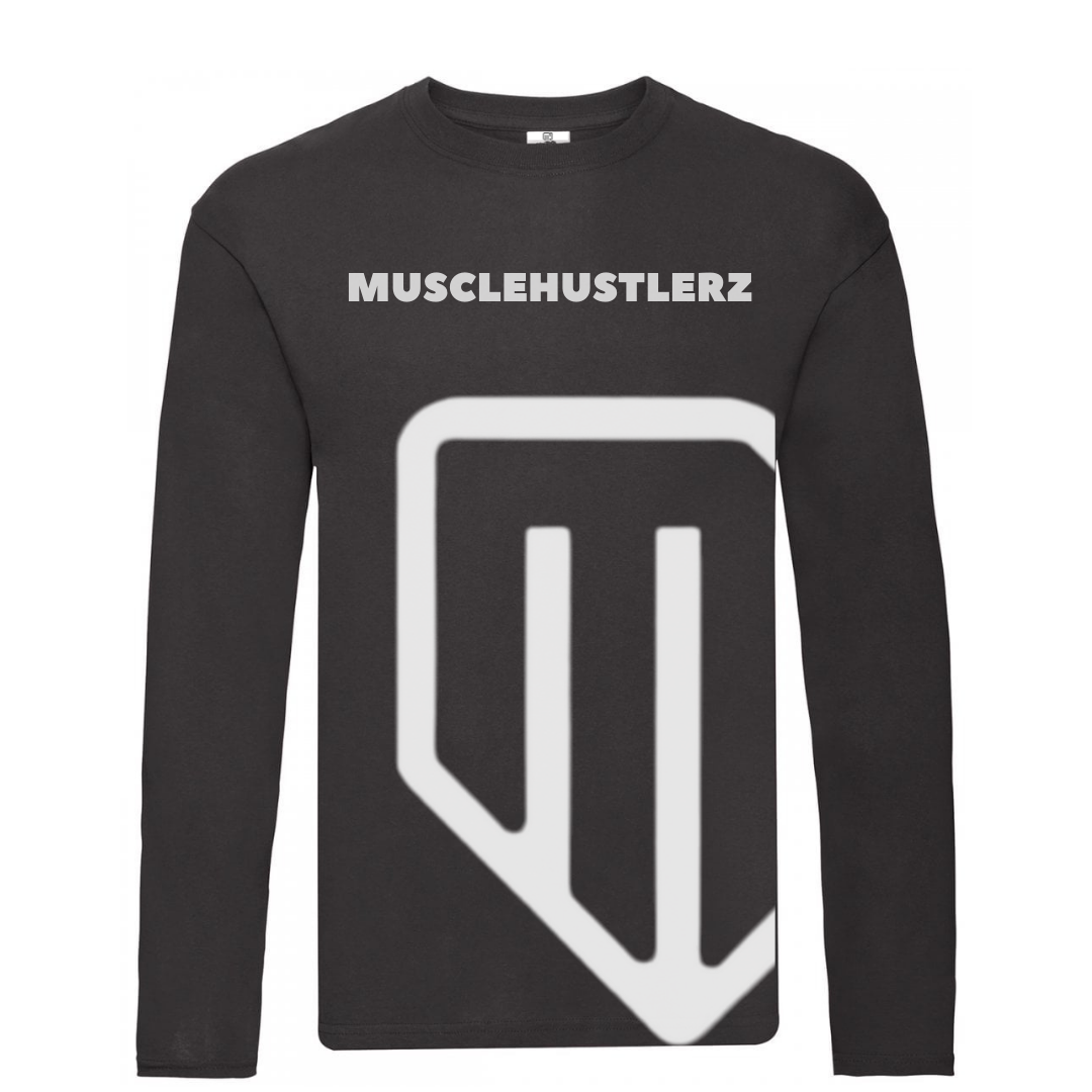 Oversized Emblem Long-Sleeve Tee