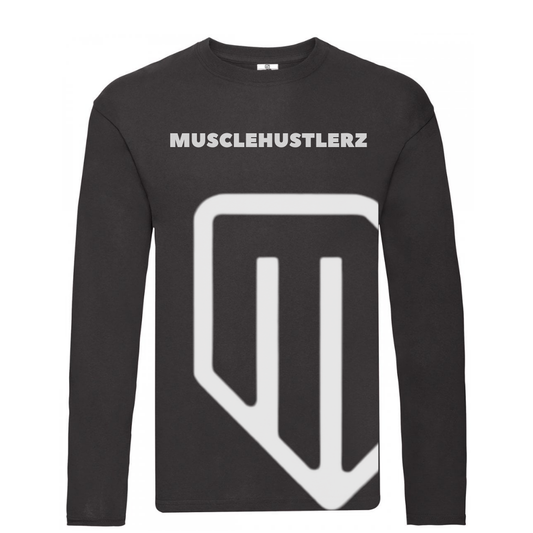 Oversized Emblem Long-Sleeve Tee