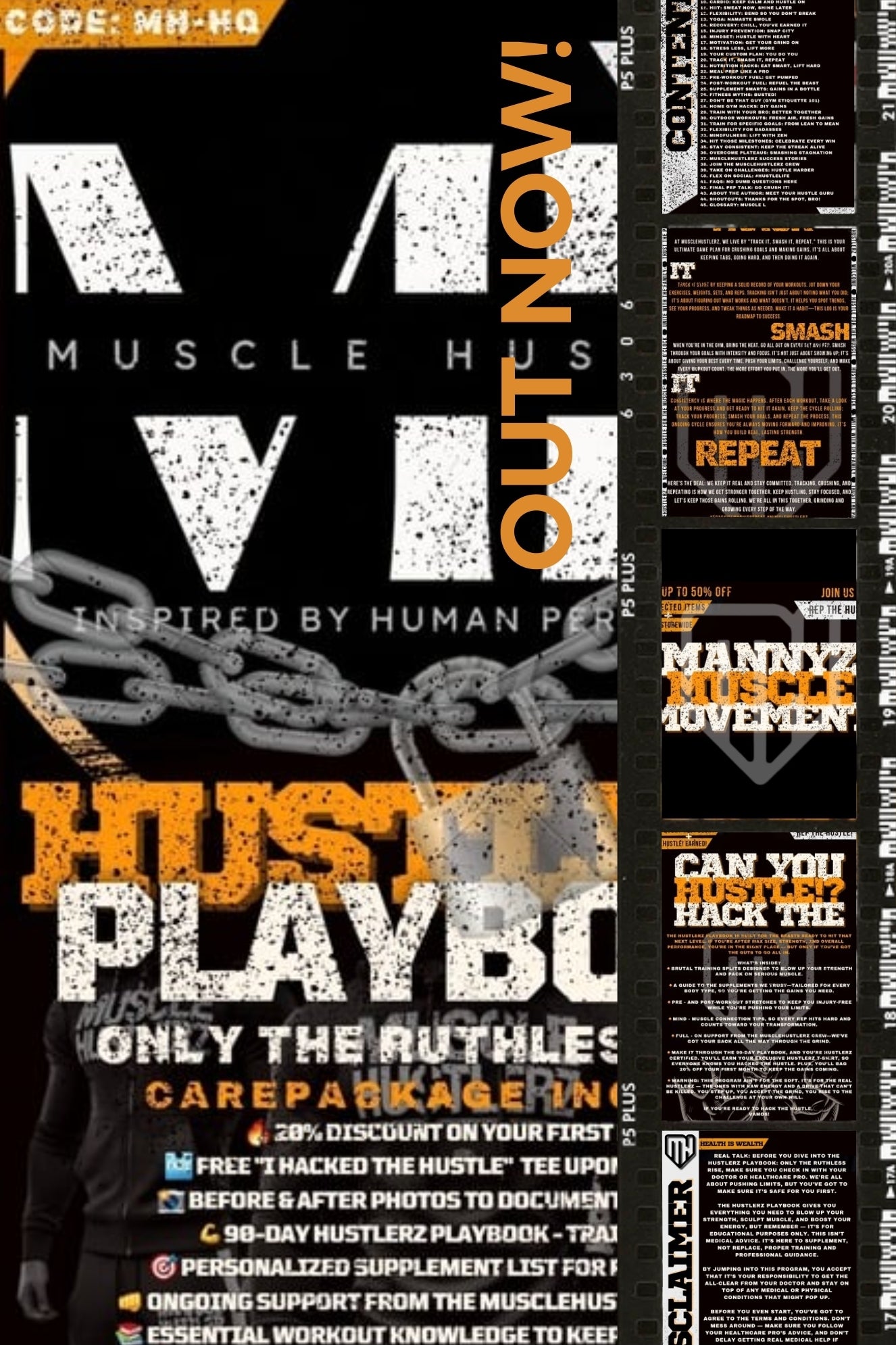 Hustlerz PlayBook - Only The Ruthless Rise! - BAG IT NOW.