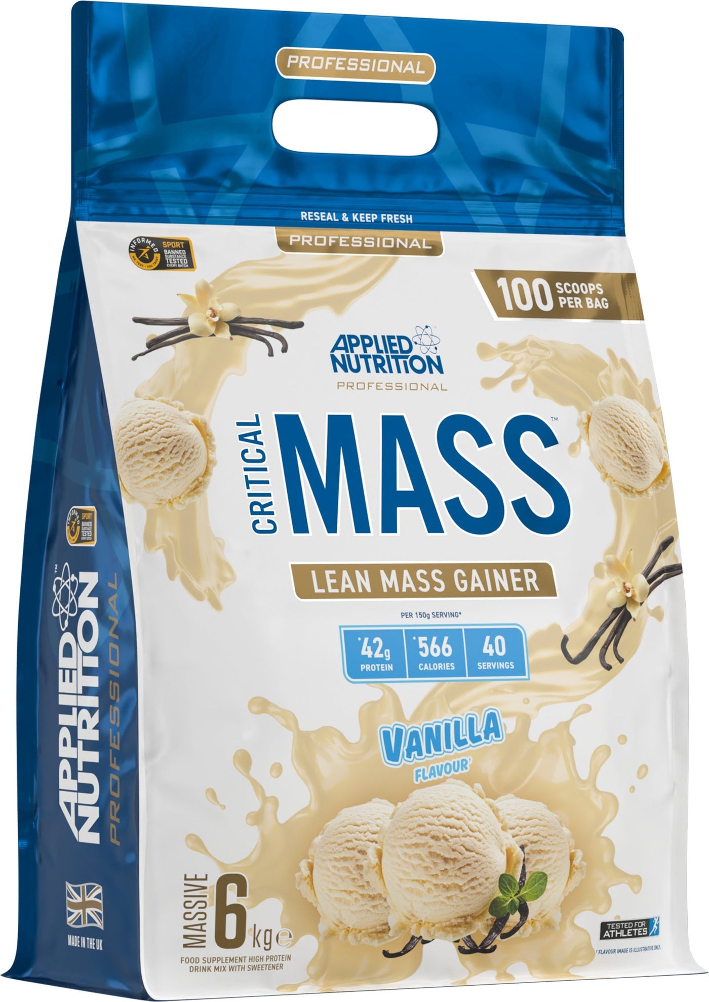 Applied Nutrition - Critical Lean Mass Gainer - 2.4kg - 6kg