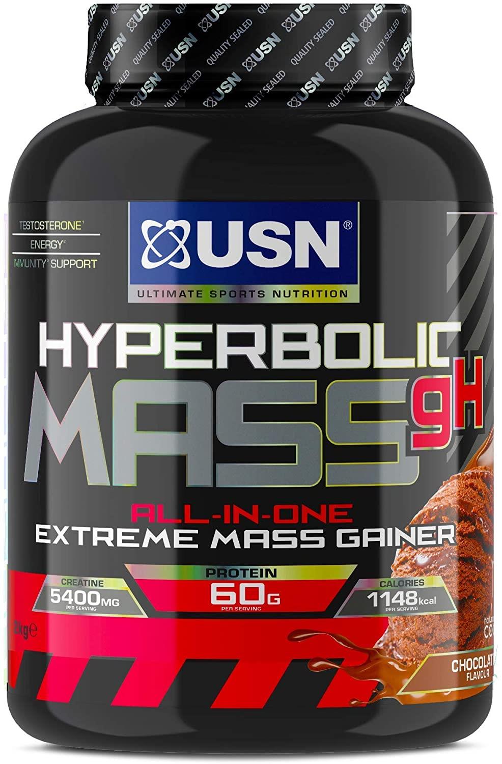 USN - Hyperbolic Mass - 2kg - 6kg All-In-One Weight Gainer