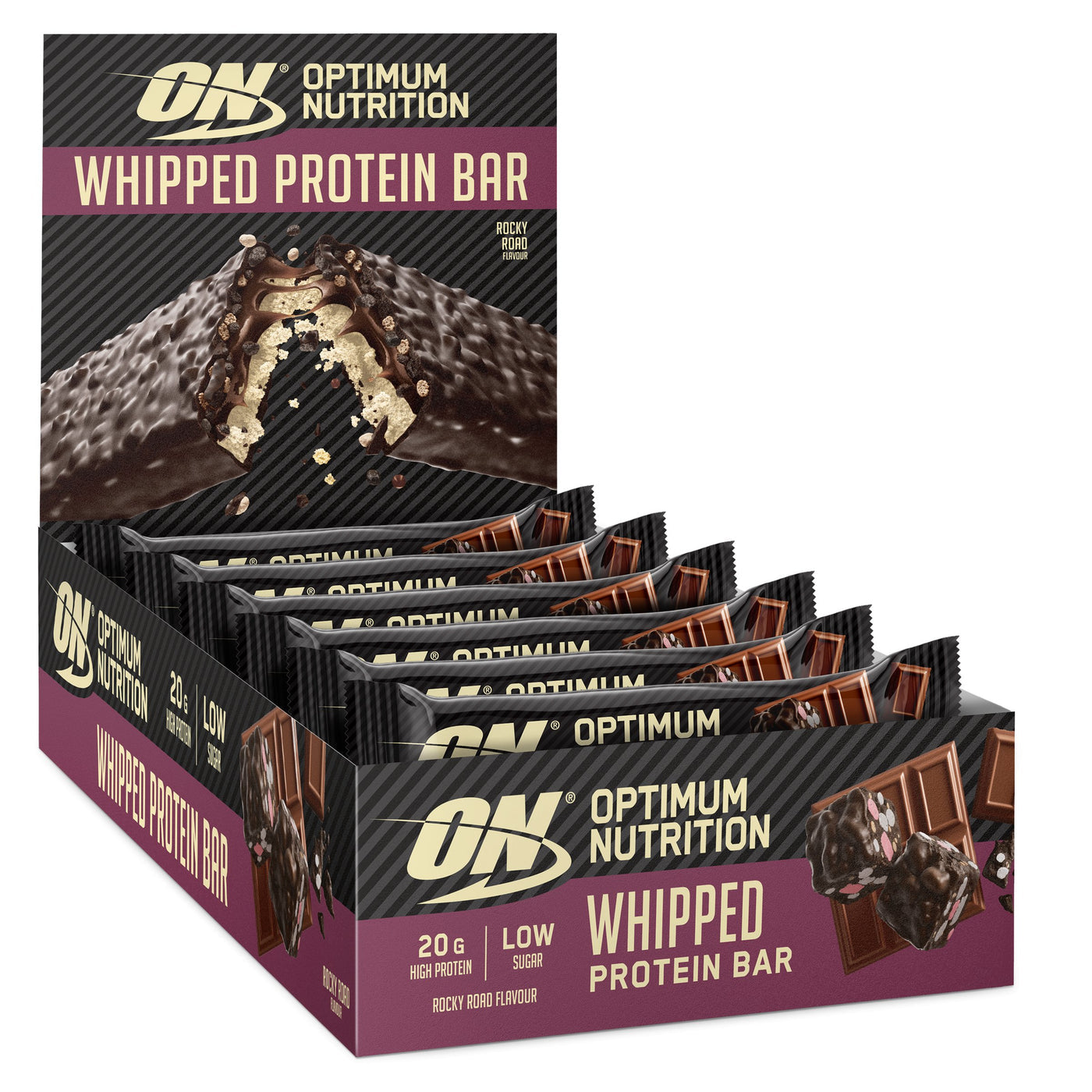 Optimum Nutrition (Whipped) Protein Bars (Pack of 10)